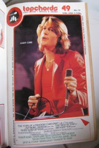 Majalah Topchord edisi No.49 tahun 1981 dengan cover Andy Gibb